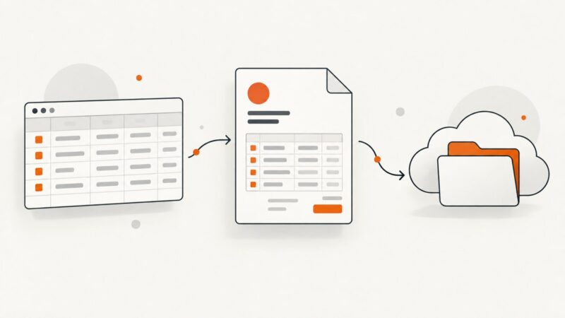 Generate Invoice PDFs From Google Sheets Orders