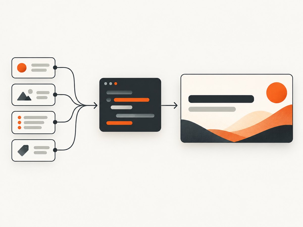 A generated image can use route data to compose a page-specific cover.