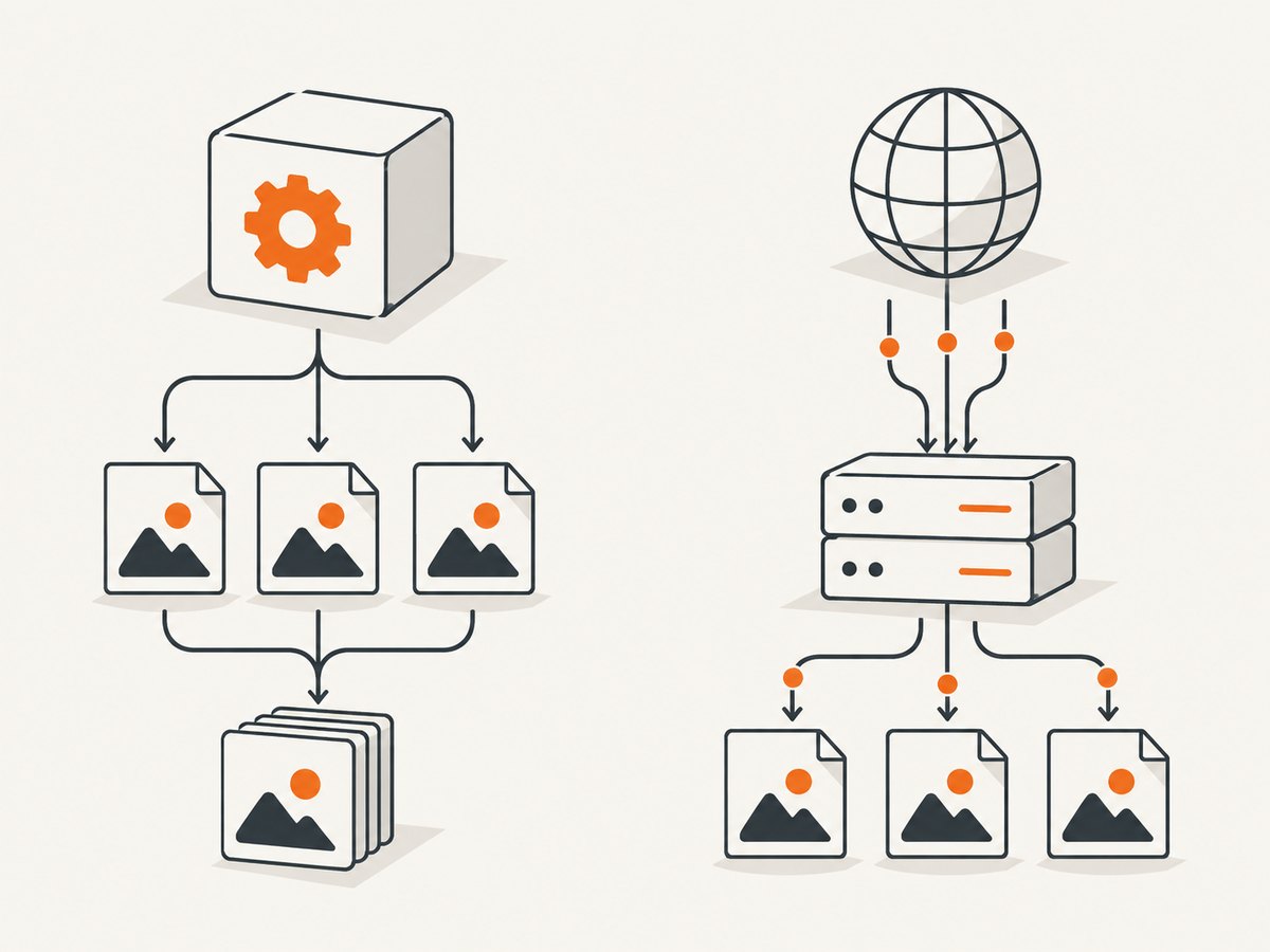 Choose prerendering for known routes or request-time generation for fresh data.