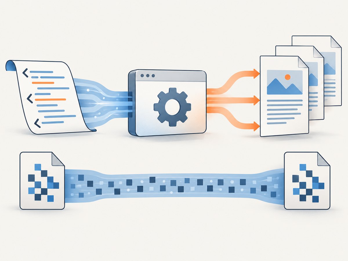 HTML is rendered before printing; an existing PDF response should remain on the byte-processing path.