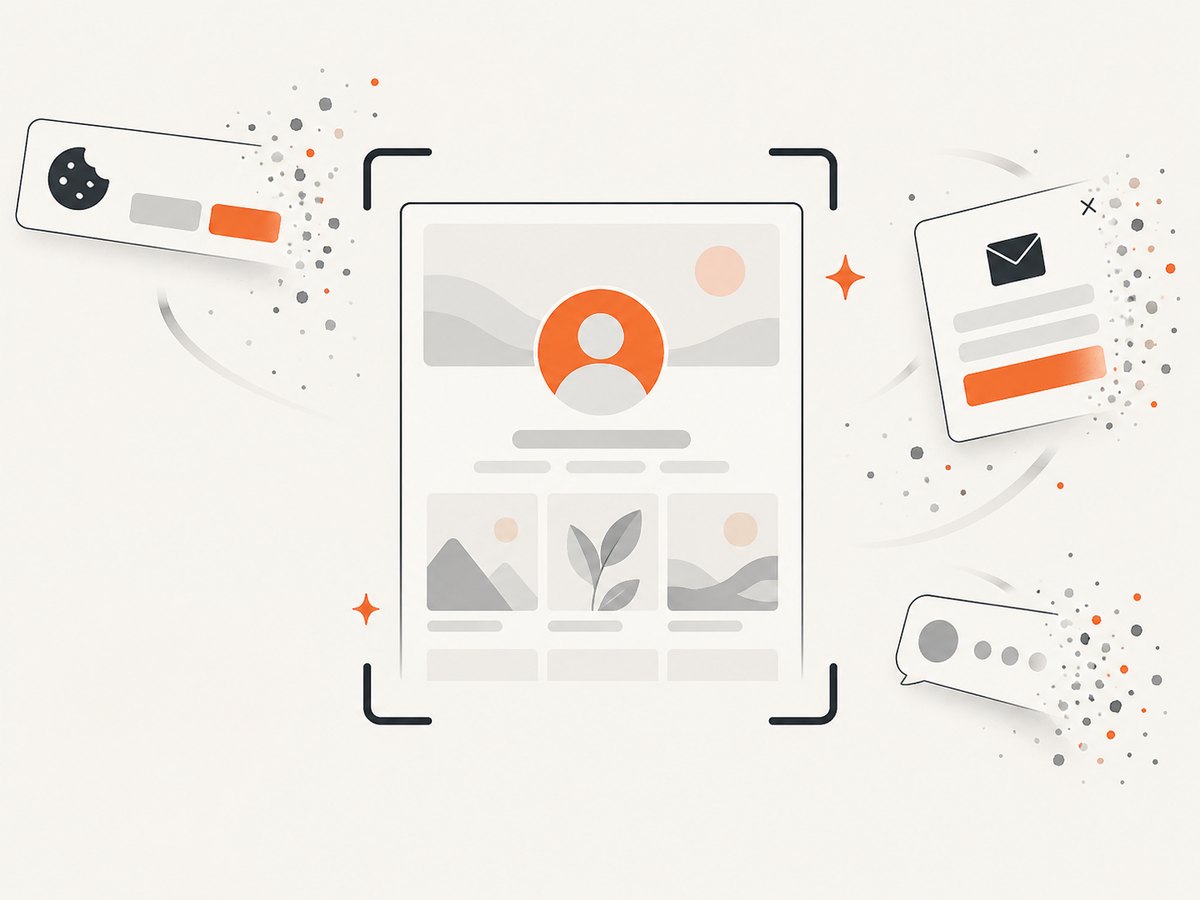 Consent overlays and distracting widgets can be handled before capture.