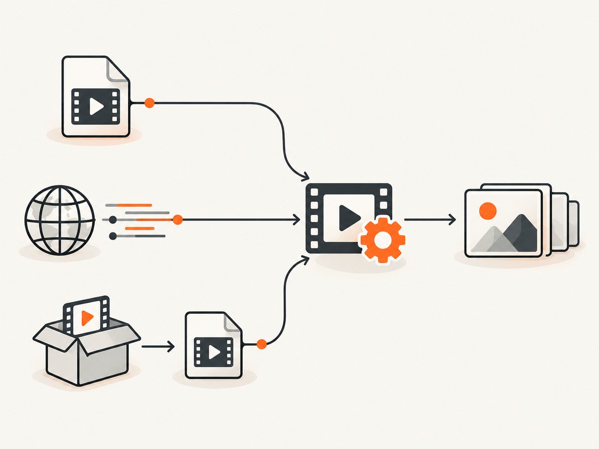 A Flutter app can extract a frame as bytes for immediate display or as a file for storage.