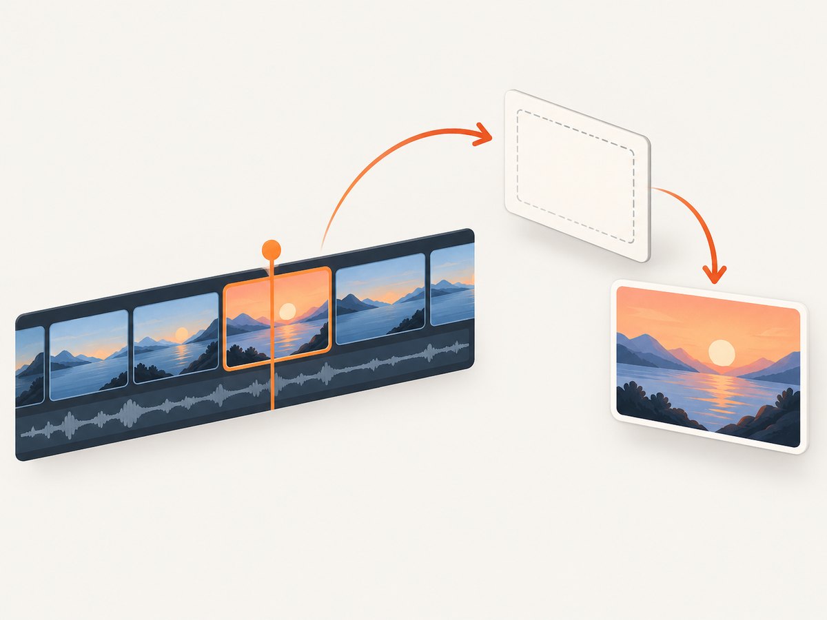Wait for metadata, seek to a valid time, then draw the presented frame to canvas.