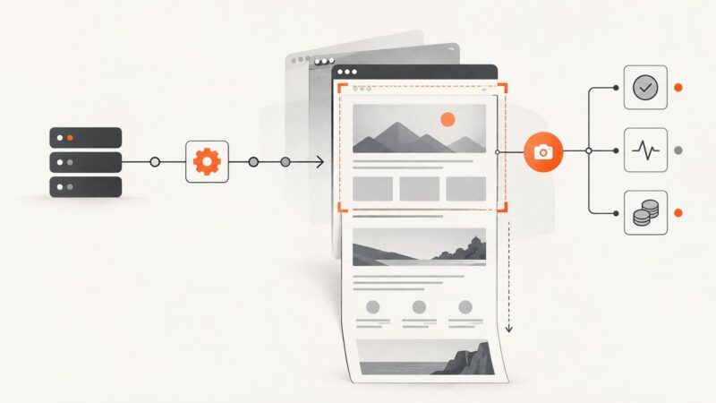 Automatically Generate Website Screenshots via an API