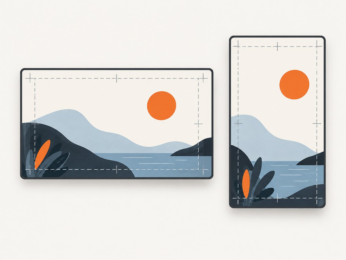 Choose the canvas ratio for the video type before exporting.