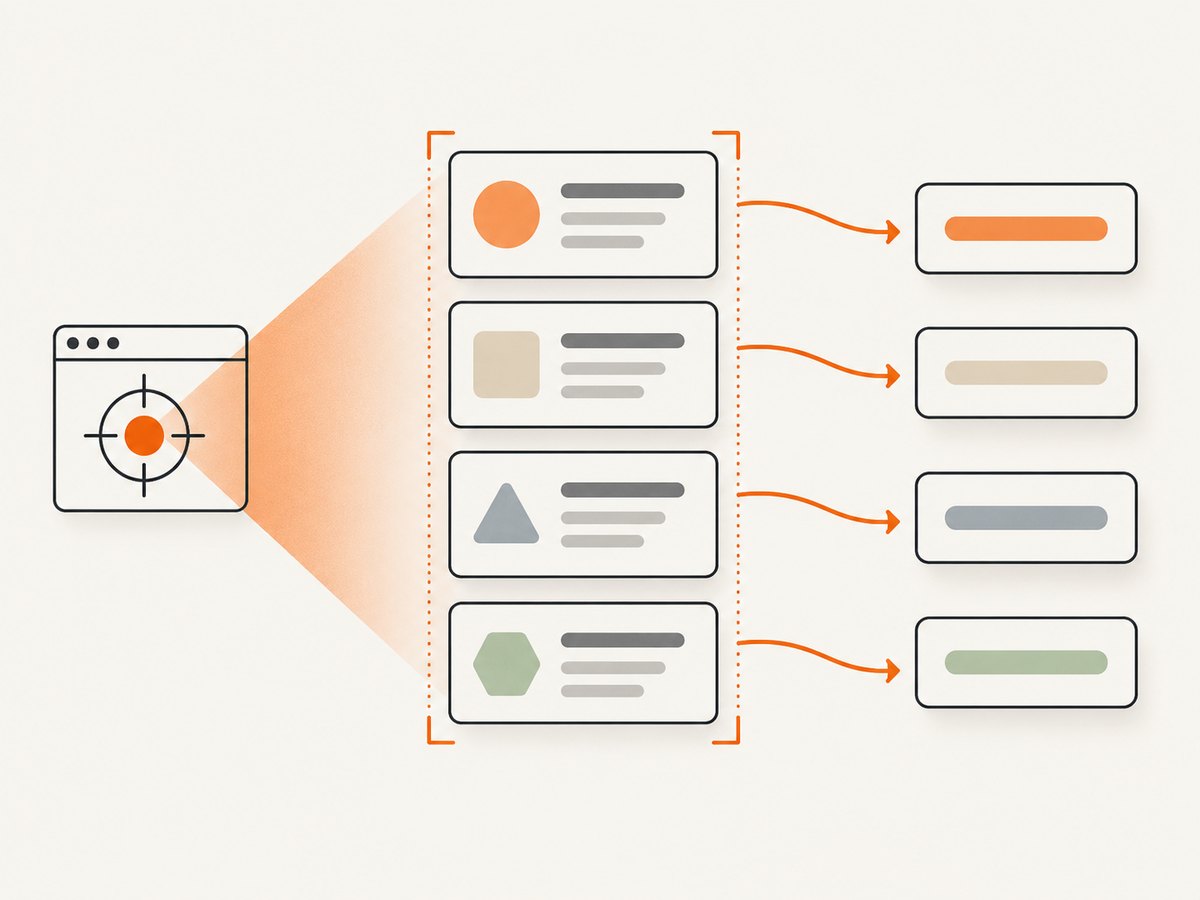 Collection methods return one text value for each matching element.