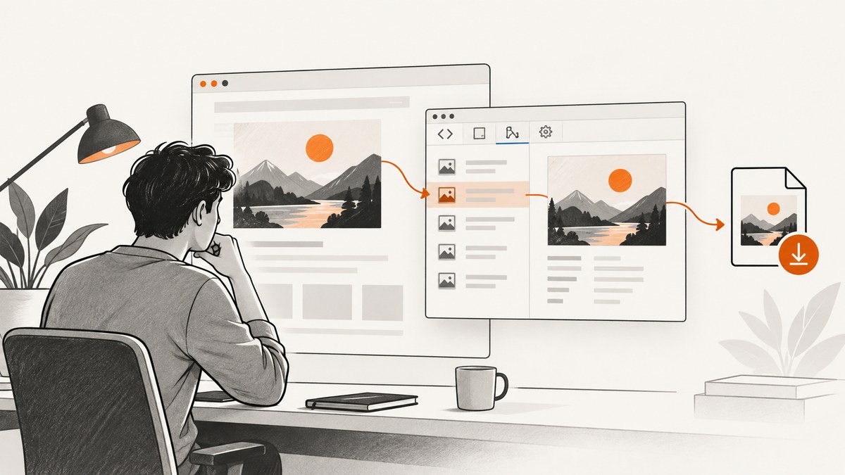 How to Get an Image From a Website Using Inspect