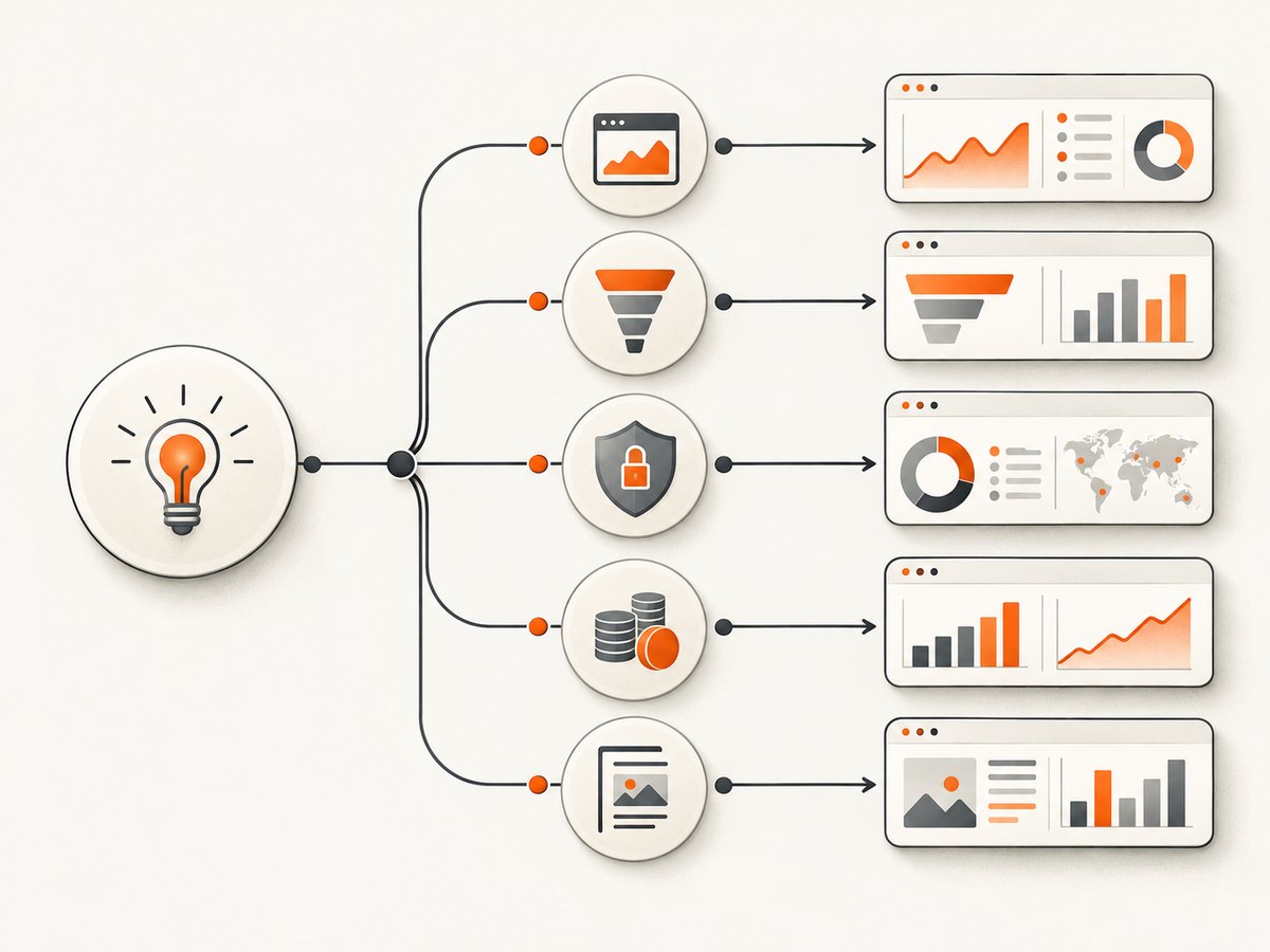 Choose an analytics category from the decision you need to make.
