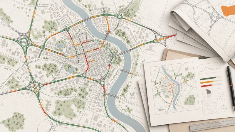 Using Google Maps Traffic Screenshots for Urban Planning and Civil Engineering