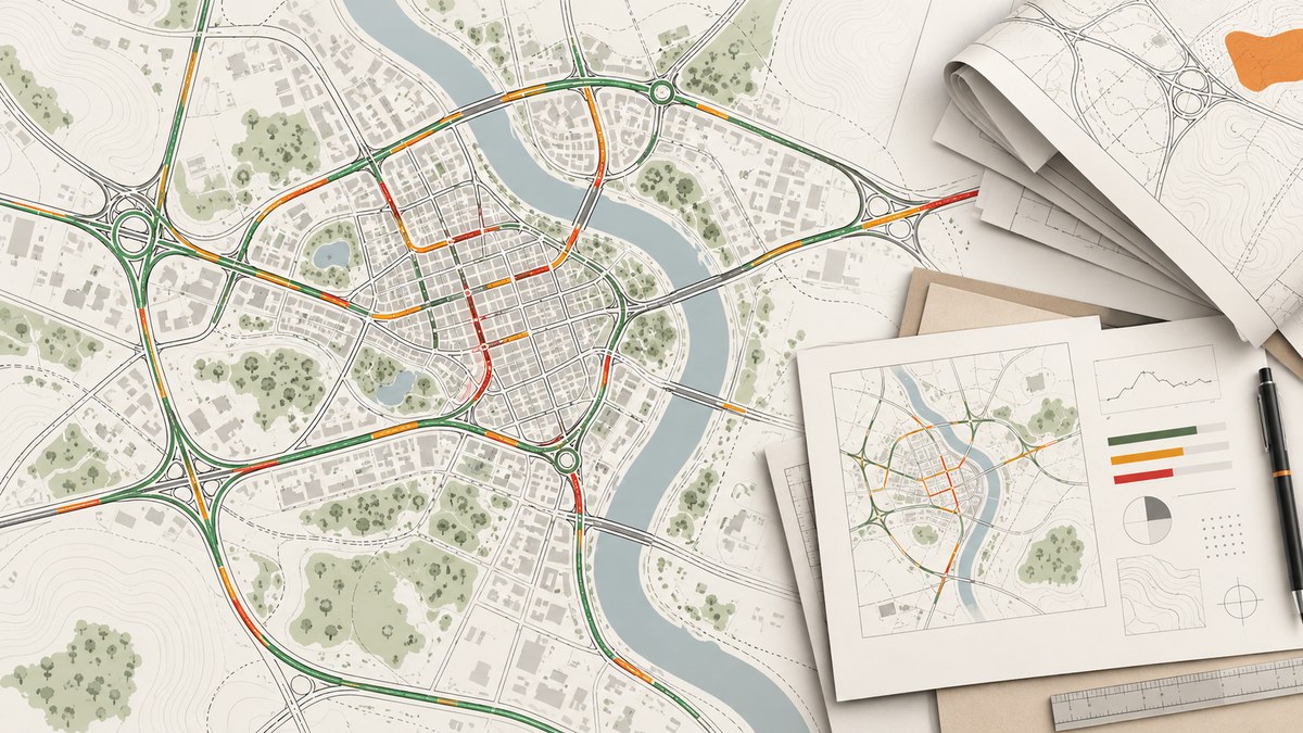 Using Google Maps Traffic Screenshots for Urban Planning and Civil Engineering