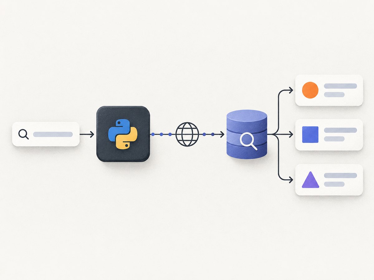 The MCP layer validates the request and returns a stable result shape while the adapter handles Google’s HTTP contract.