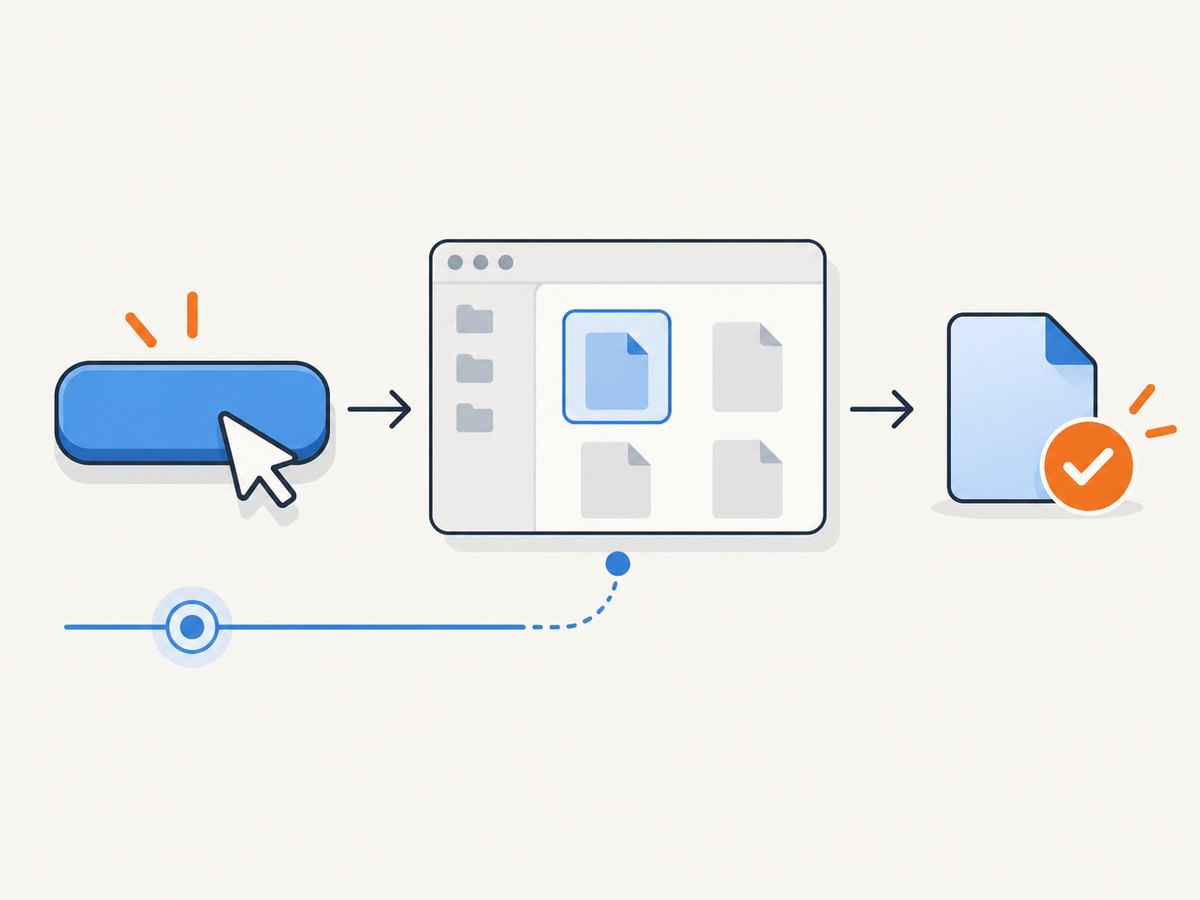 Start waiting for the chooser before clicking the control that opens it, then accept or cancel the dialog.