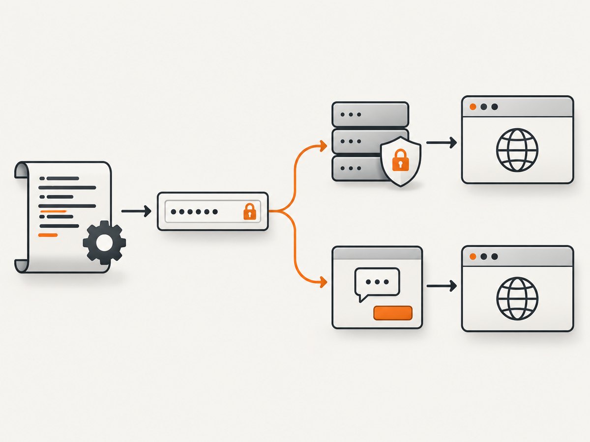 Identify whether the challenge comes from the HTTP layer or page JavaScript before choosing a Pyppeteer API.