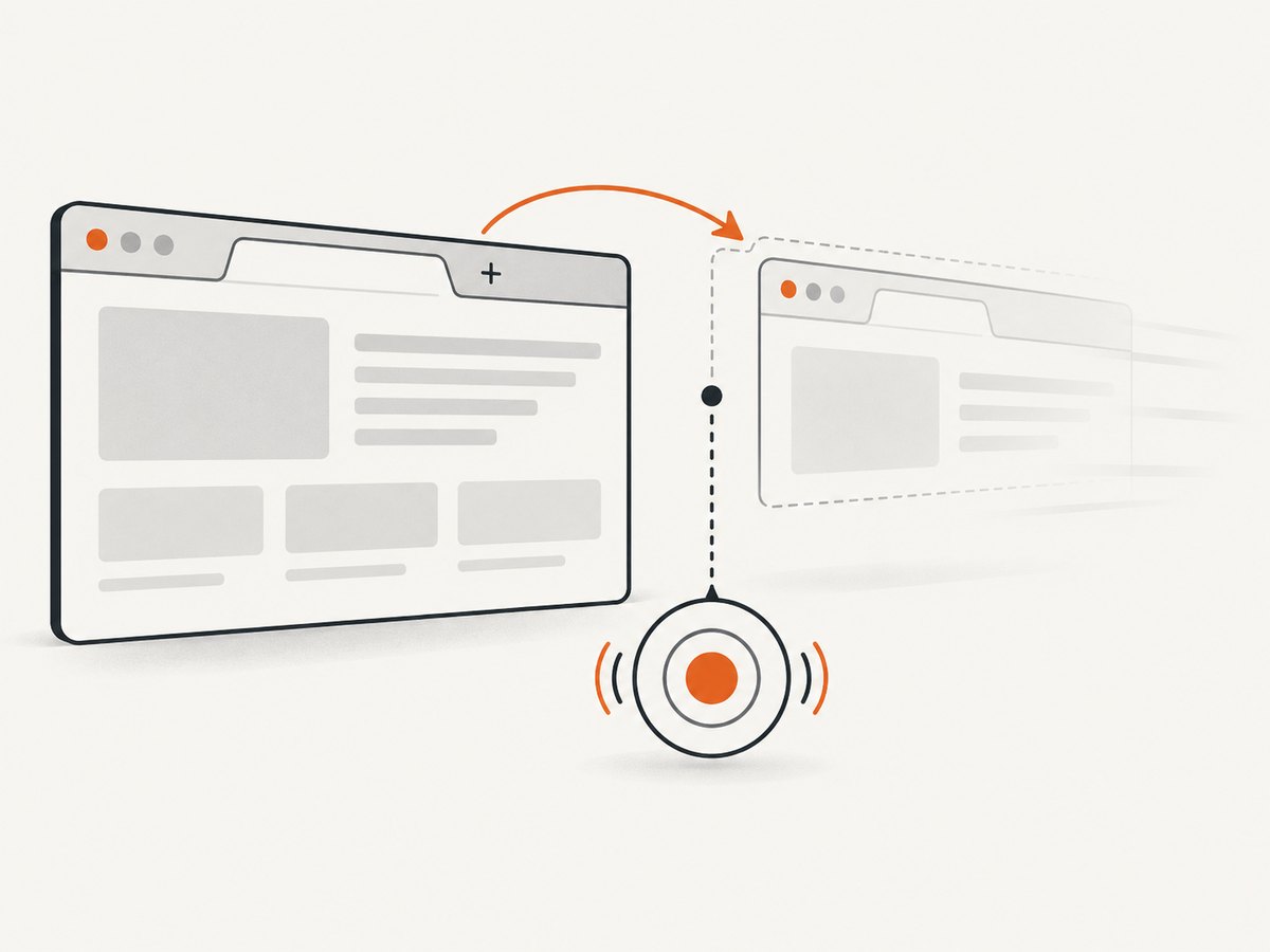 Install the target observer before the action that opens the window.