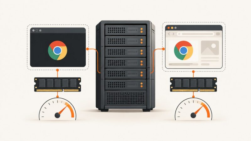 How Much Memory and CPU Does Headless Chrome Save?