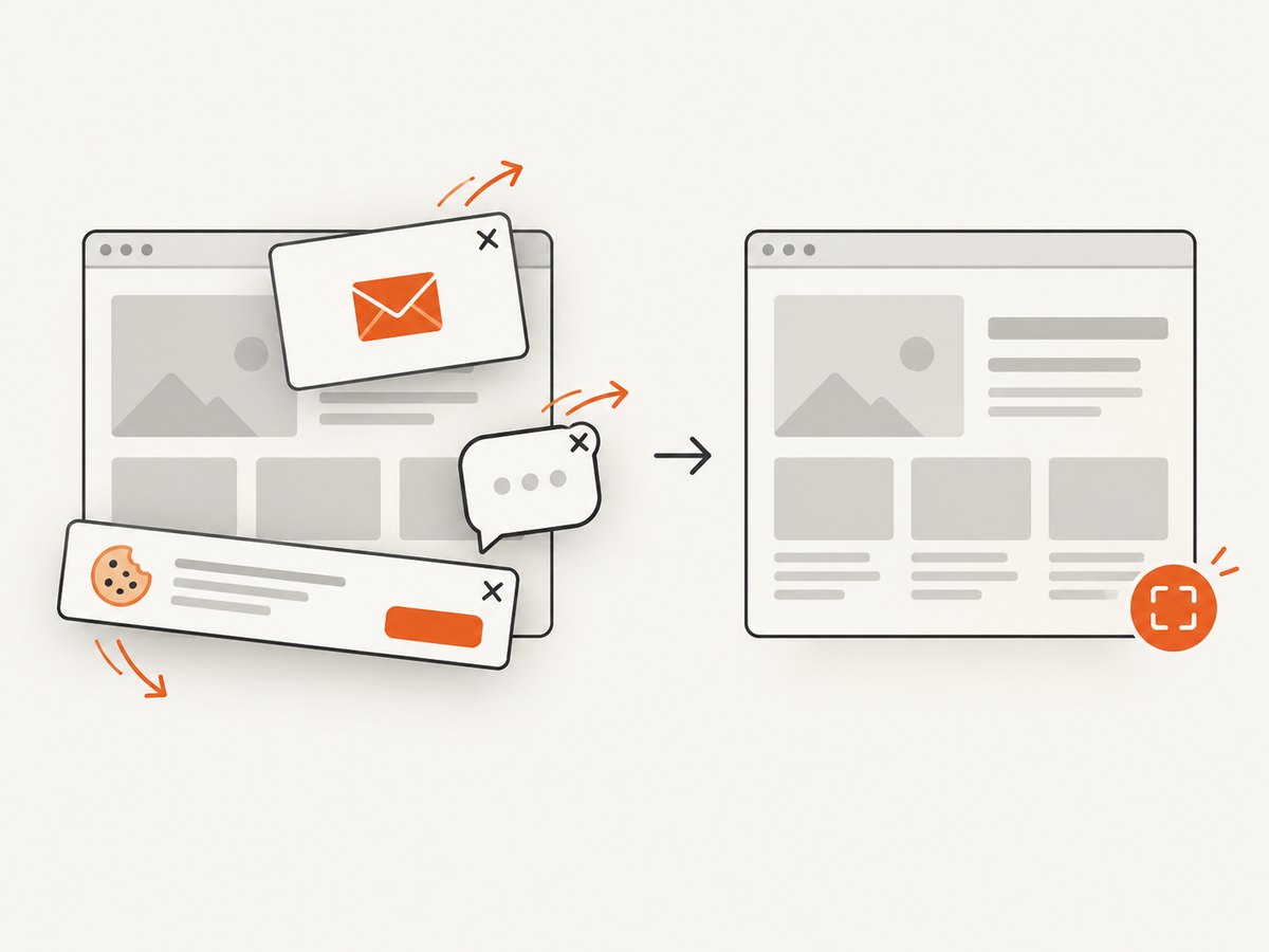 Consent banners and overlays can be removed before an API screenshot is billed and returned.