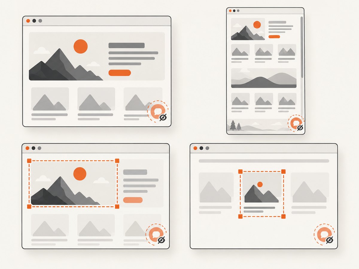 Capture scope changes the image area; the CSS rule still controls widget visibility.