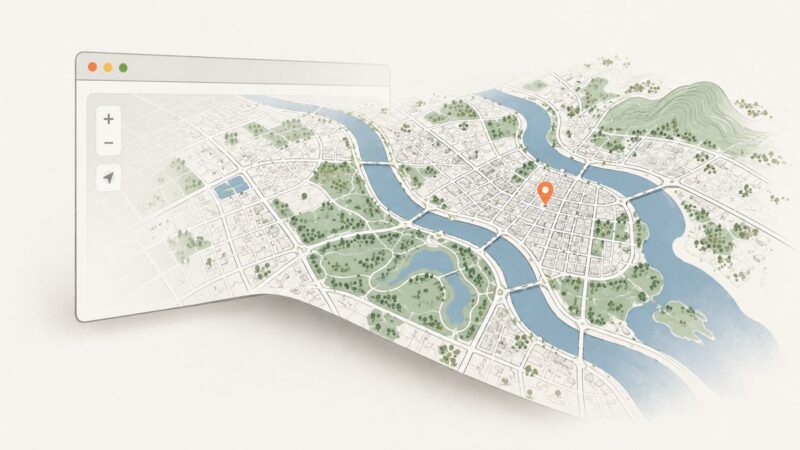 How to Capture High-Resolution Google Maps Screenshots Without UI