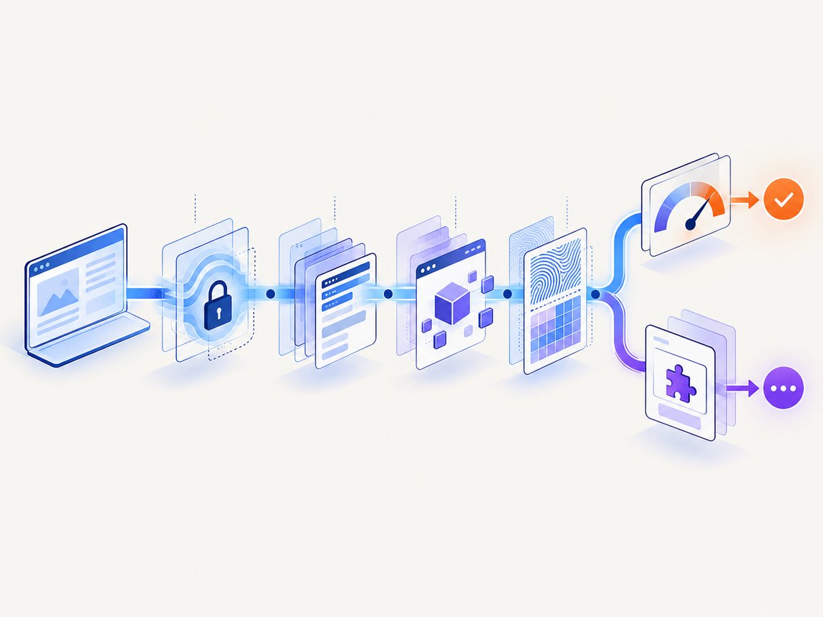 Bot detection combines transport, request, session, and browser signals instead of relying on one fingerprint.