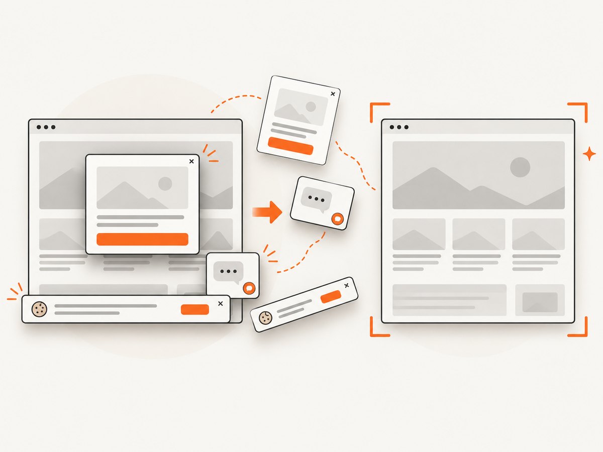 A clean screenshot can avoid overlays that obscure the content a model needs to inspect.