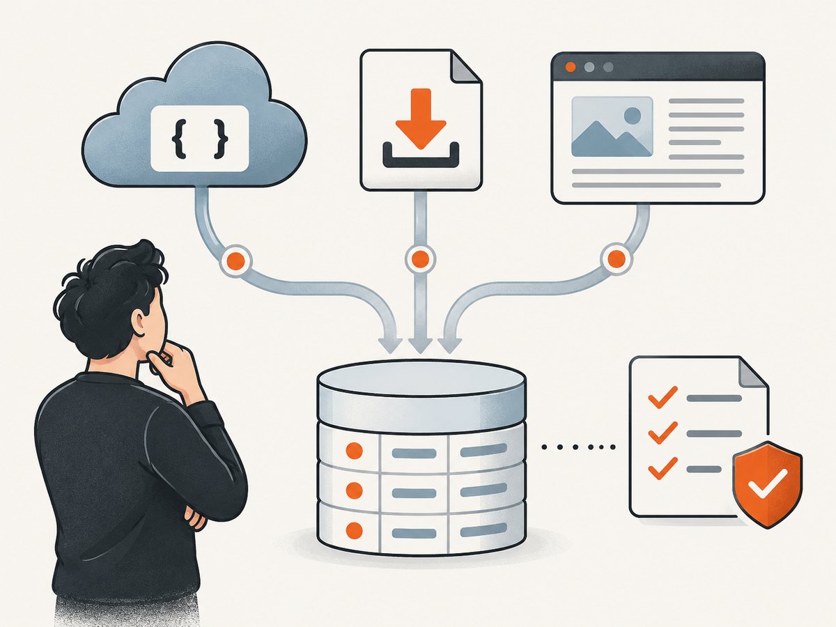 Check for a documented and authorized source before parsing page HTML.