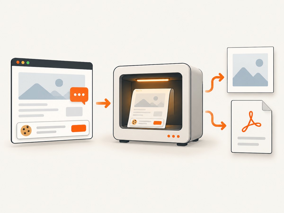 ScreenshotNeo can remove common overlays before capturing a rendered page.