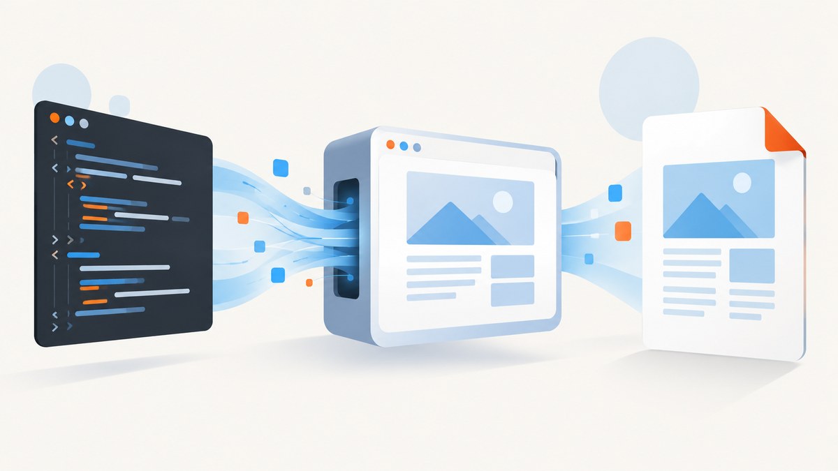 HTML Code to PDF Converter Online Free