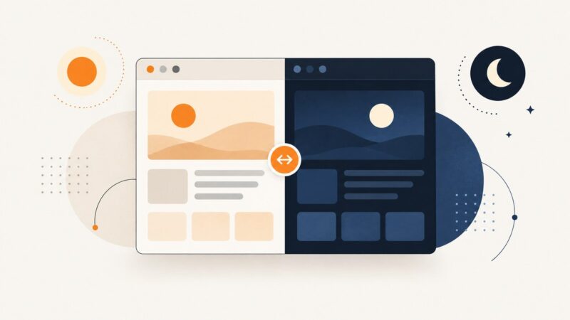 HTML Dark Mode Switch