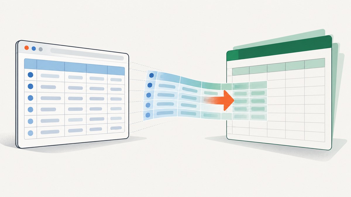 How to Make an HTML Grid Export Cleanly to Excel