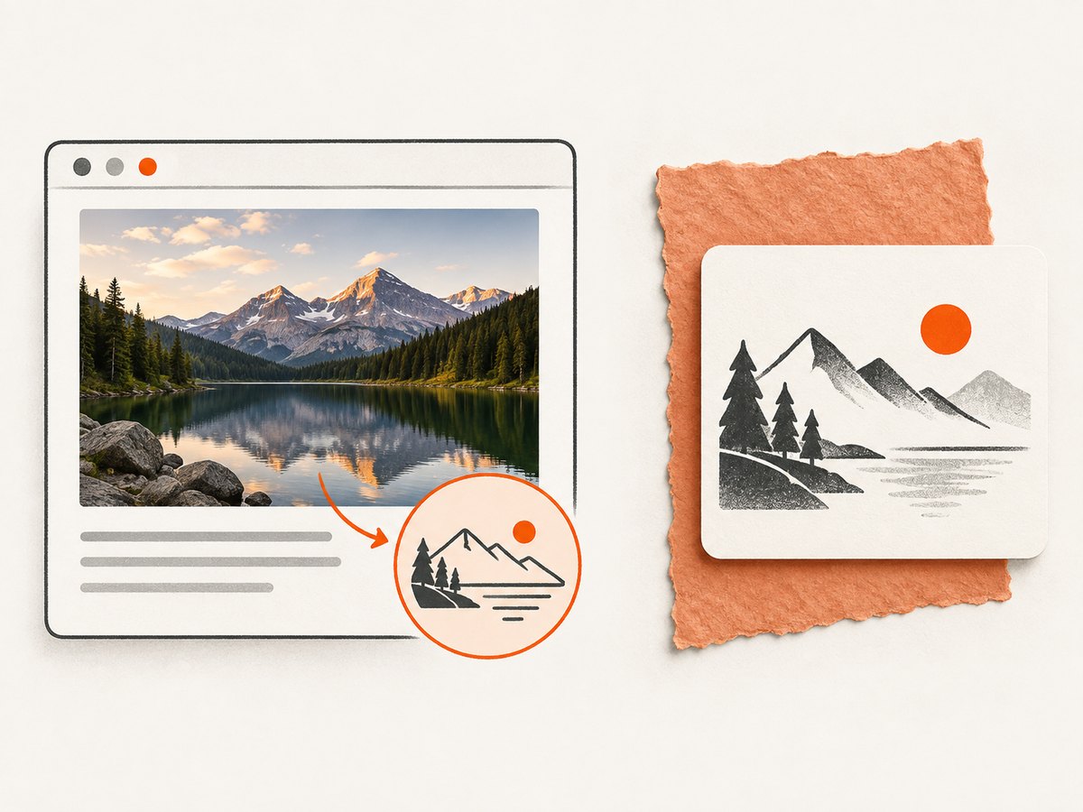 Meaningful images belong in document content; decorative textures can be part of a component’s CSS styling.