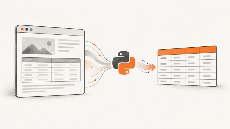 HTML Table Capture with Python