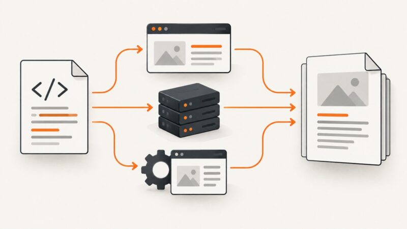 HTML to PDF: Methods, APIs, and Libraries