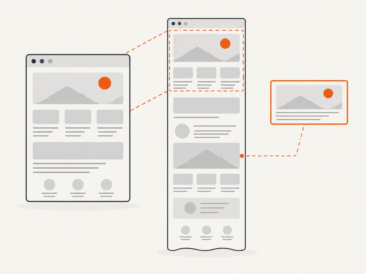 Viewport, full-page, and clipped captures solve different image-sizing needs.