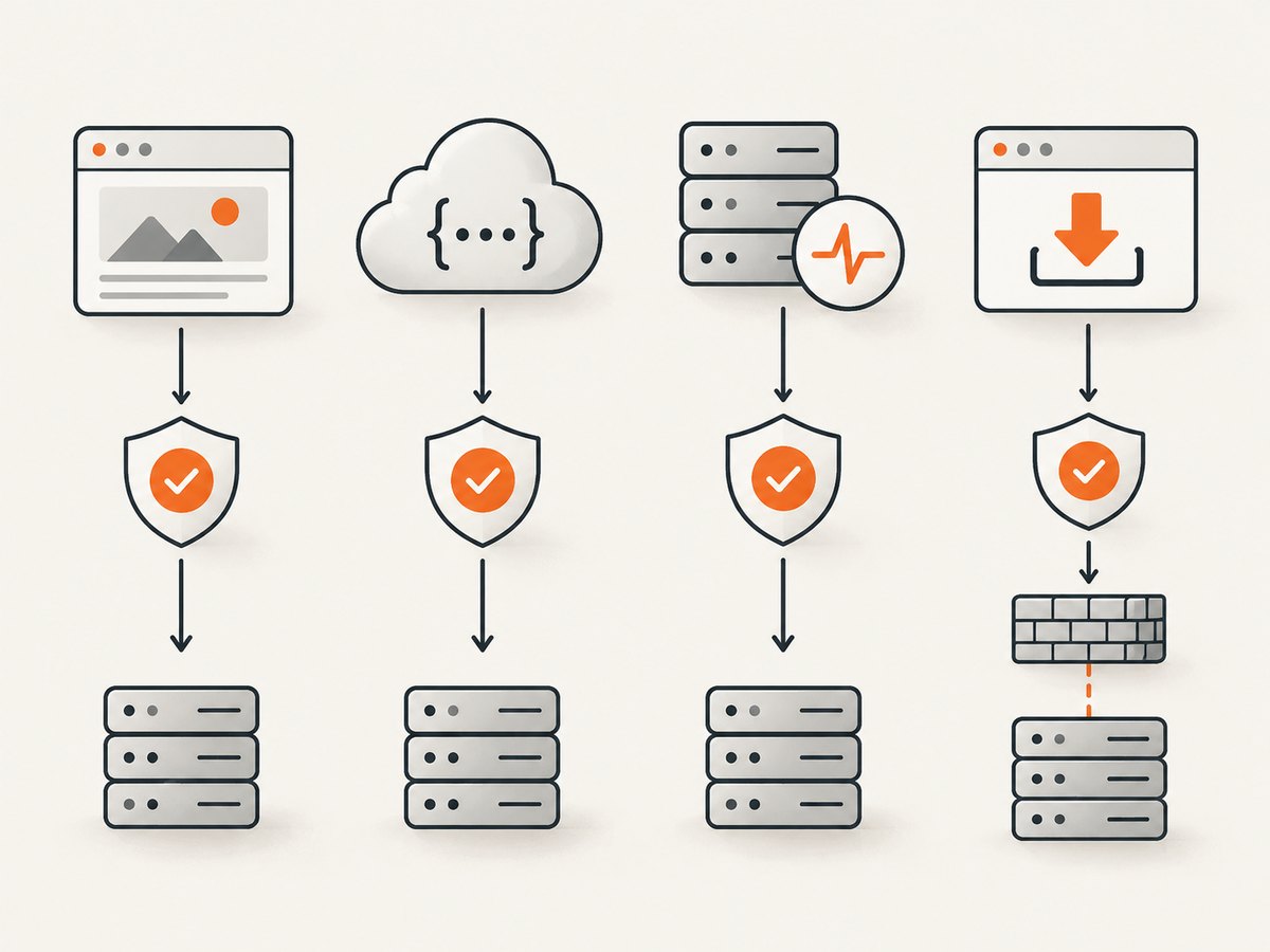 Browser navigation, API traffic, readiness checks, and browser downloads use separate trust settings.