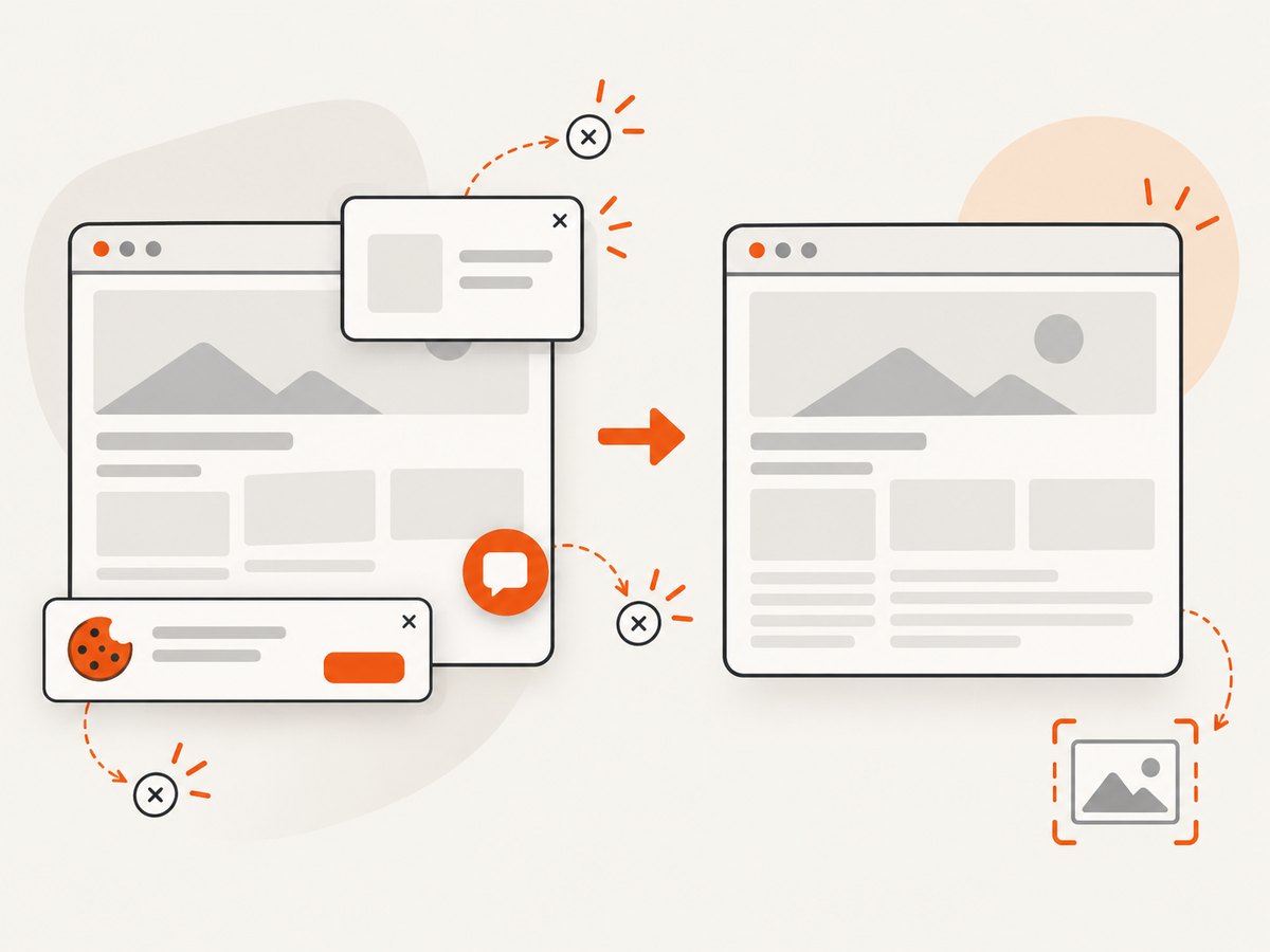 A clean capture can help determine whether a webpage itself serves its images.