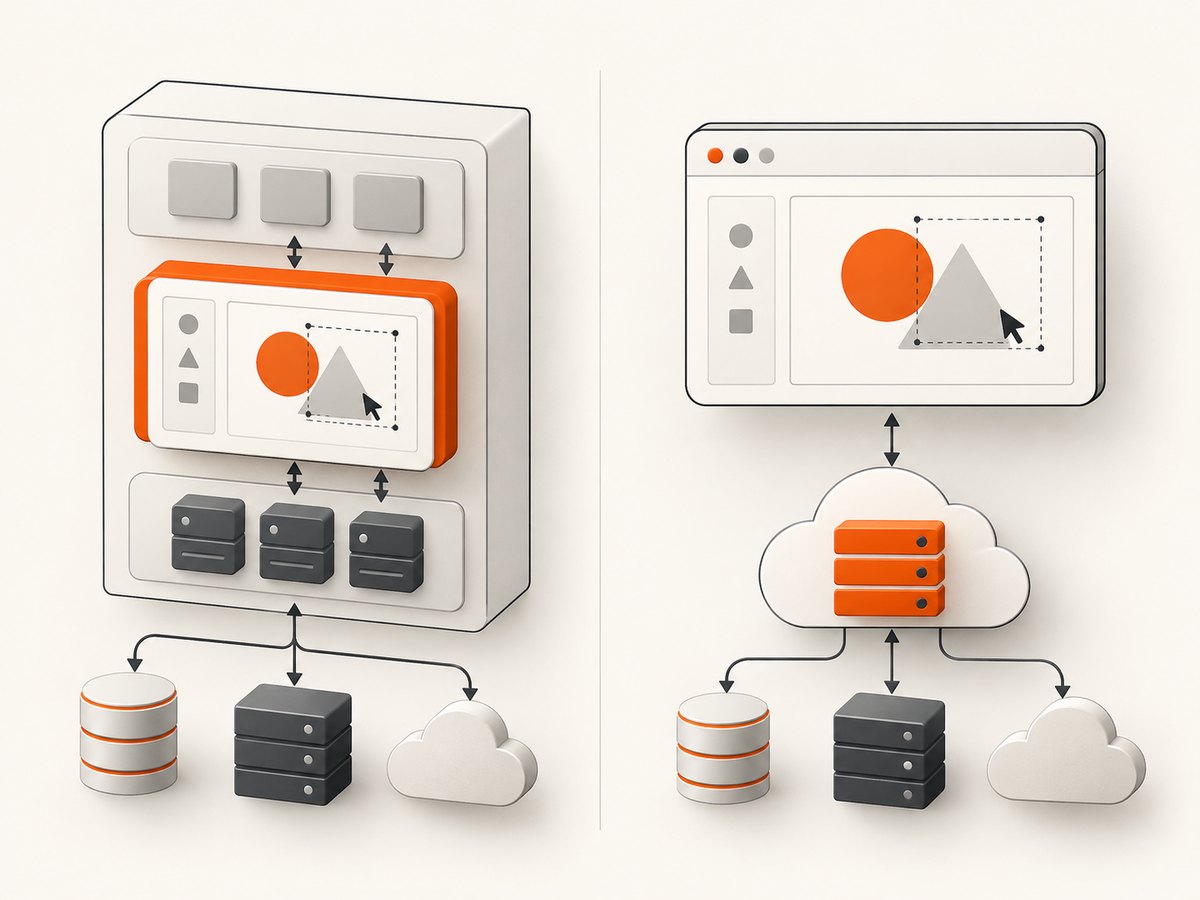 The central choice is who operates the editor and controls its deployment.