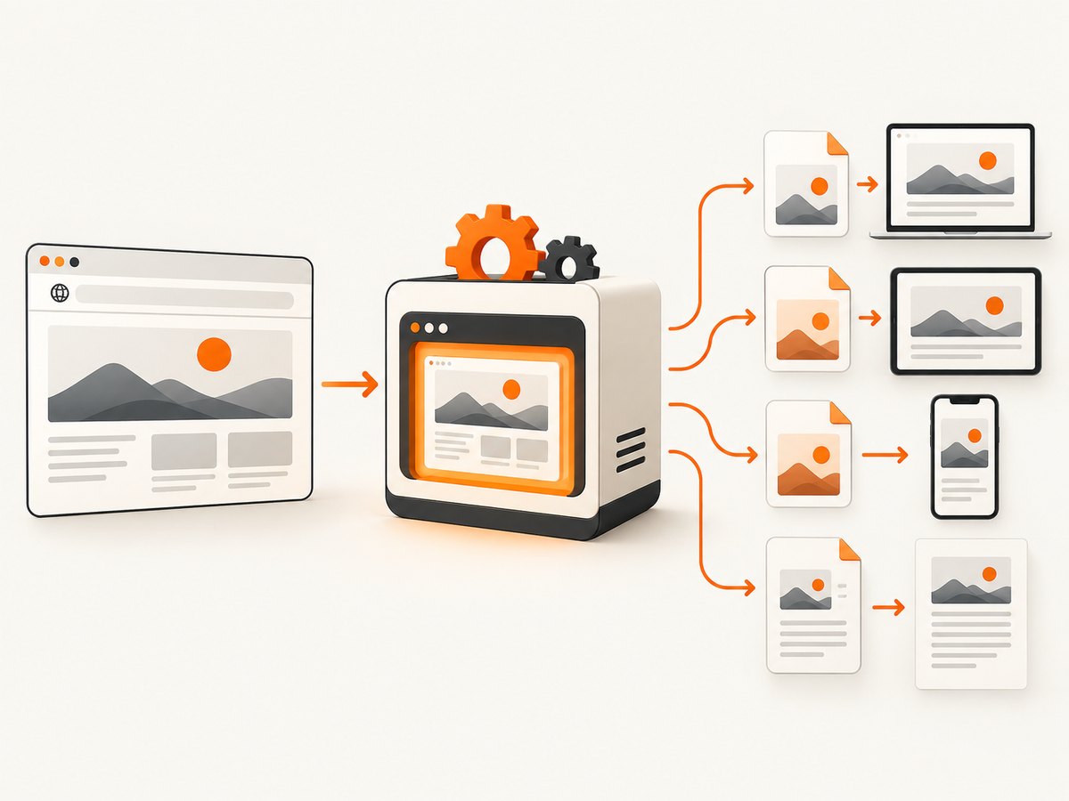 A consistent request and capture pipeline makes screenshots easier to reproduce across viewports.