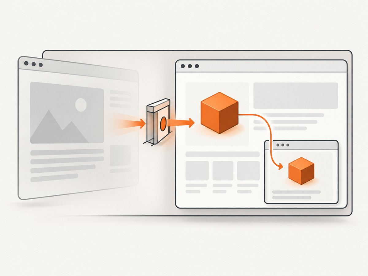 Use evaluateOnNewDocument when the value must exist before page scripts and across navigations.