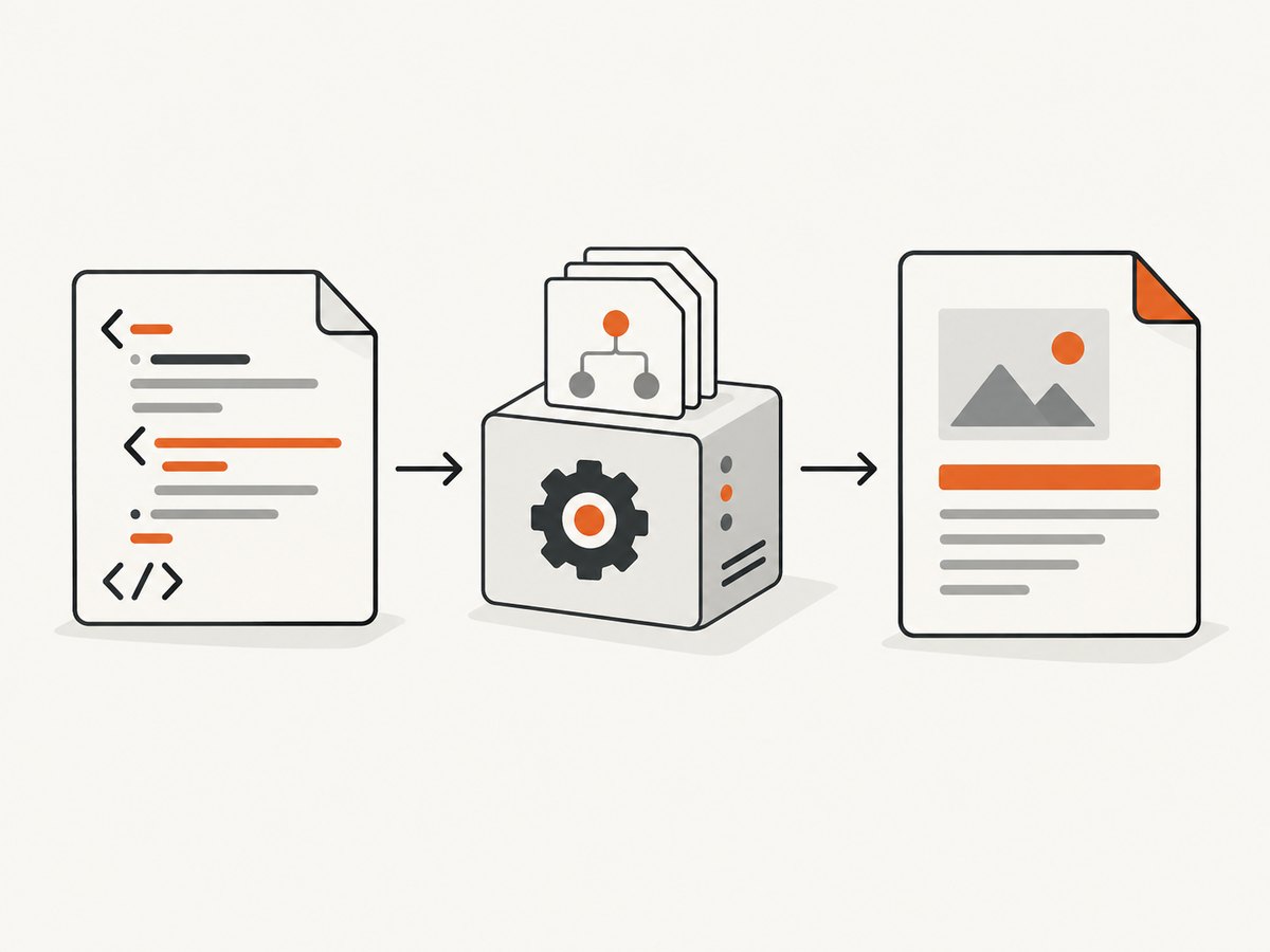 The reliable path is XHTML input through XML Worker into the PDF renderer.