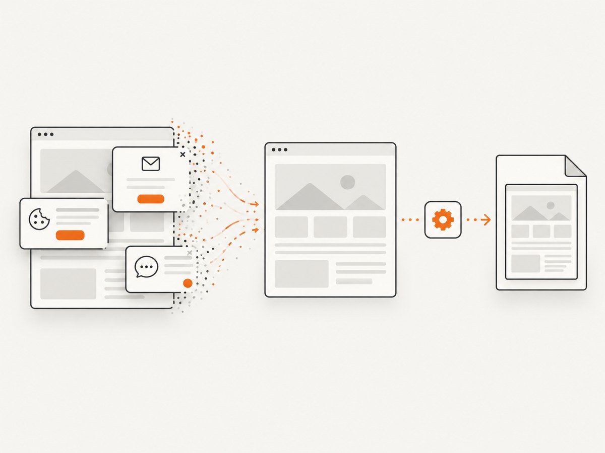 A capture request can produce a clean image without manual browser setup or overlays.