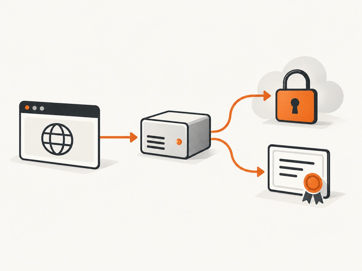 The browser must route through mitmproxy before the certificate onboarding page can help.