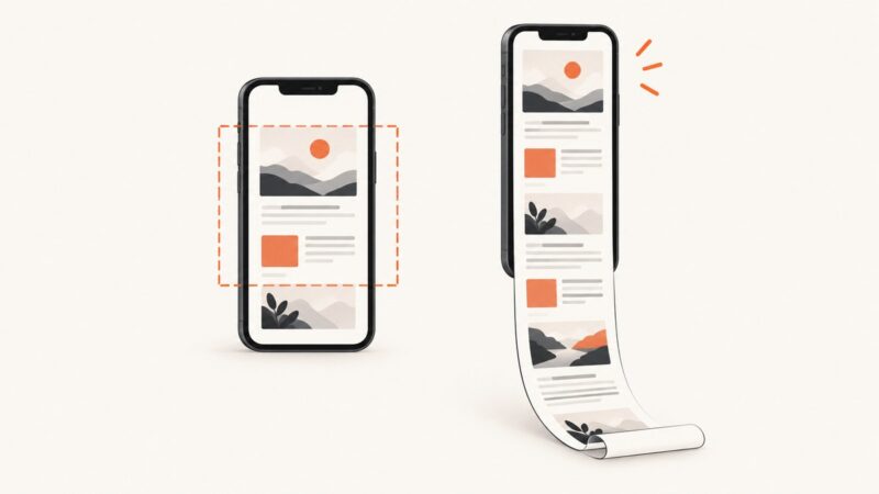 Why Full-Page Screenshots Fail on iPhone 13 and How to Fix Them