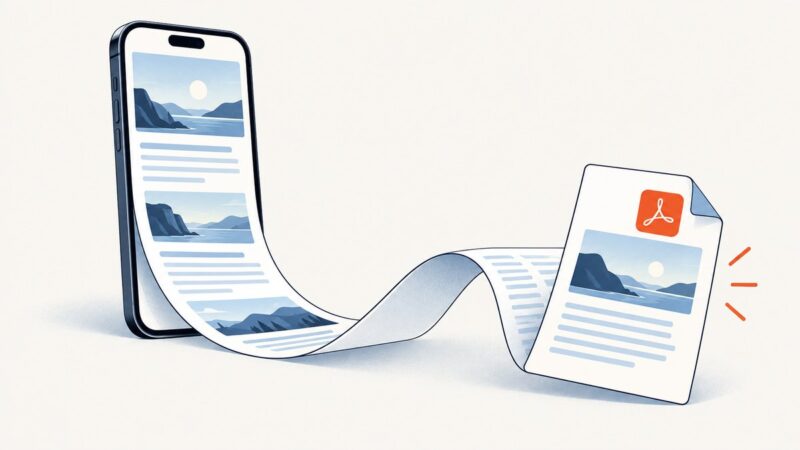 How to Capture a Full-Page Screenshot on iPhone When It Is Unavailable
