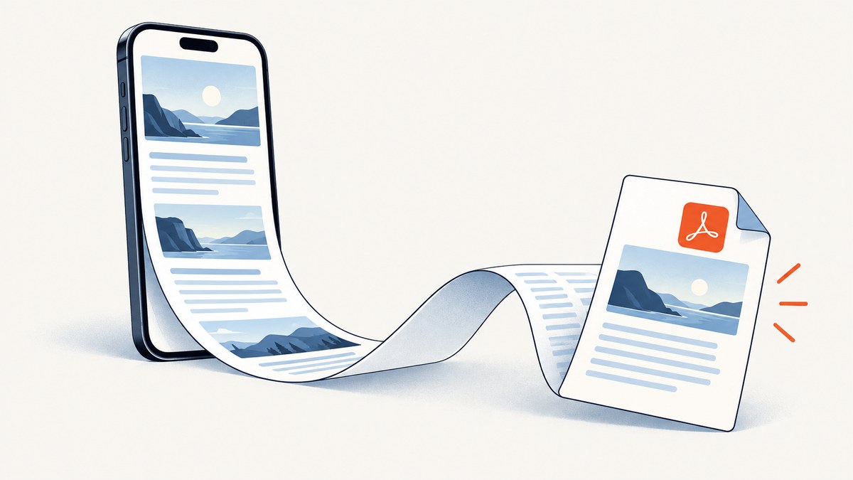 How to Capture a Full-Page Screenshot on iPhone When It Is Unavailable