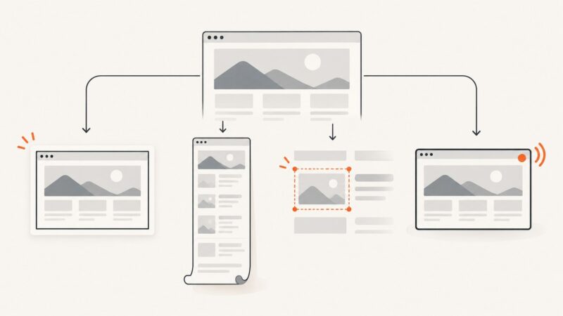 Is Web Capture the Same as a Screenshot?