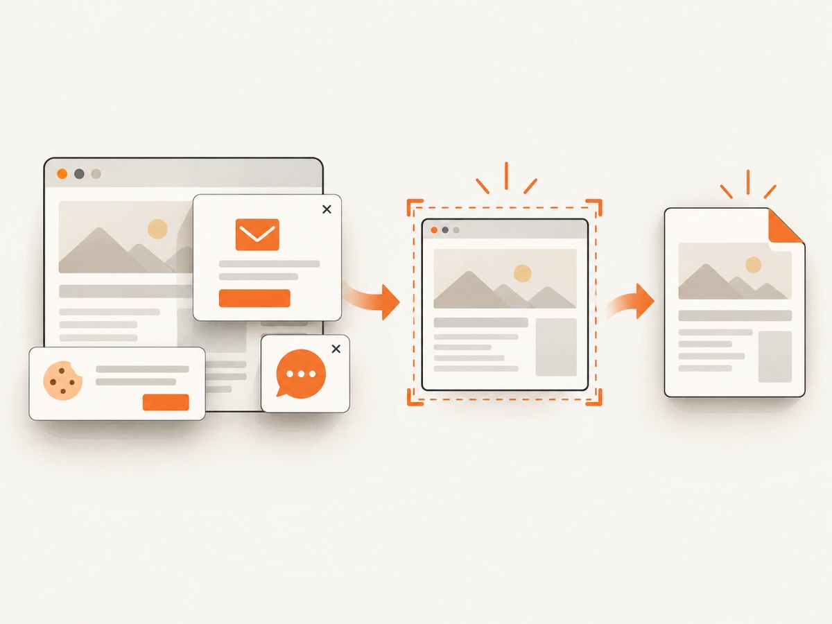 A website capture API can handle the browser capture flow when you need a PDF of a live page.