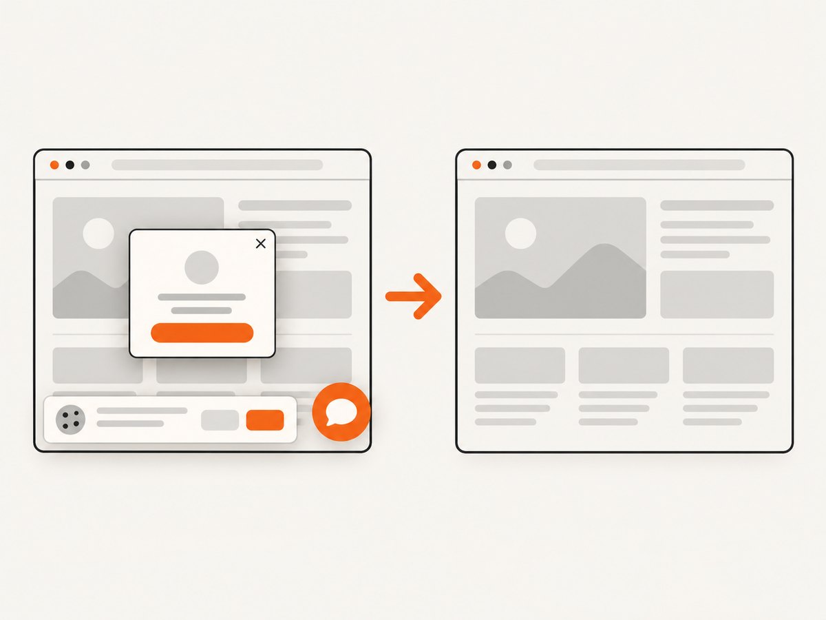 Consent controls and overlays can be handled before the final screenshot.