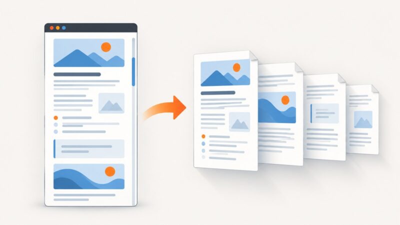 How to Make jsPDF Capture All Content in a Scrollable View
