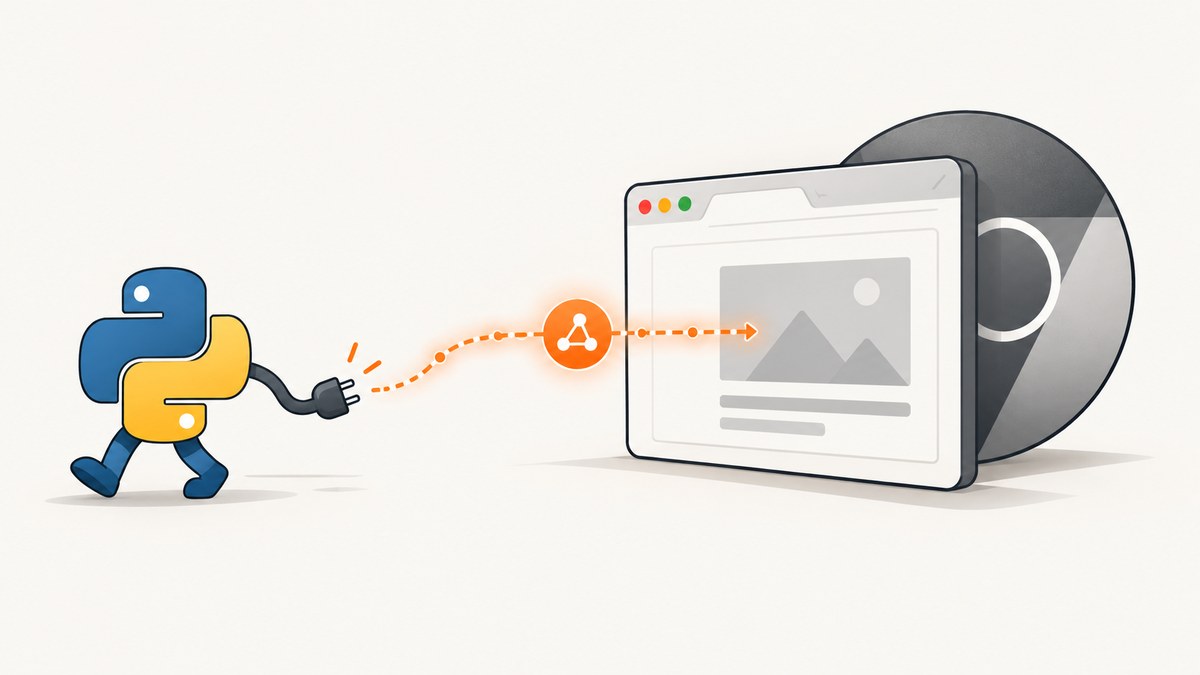 How to Keep a Pyppeteer Browser Open and Create a CDP Session