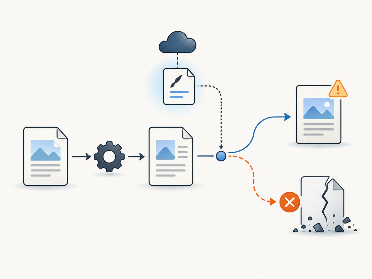 Choose whether a missing required stylesheet should allow rendering to continue or fail the job.